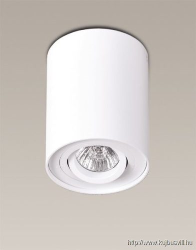 MAXLIGHT C0067 BASIC  MENNYEZETI SPOTLÁMPA Moc/Power: 1 x 50W GU10 230VH: 12,5 cm, Ø: 9,5 cm, Wykończenie/Det