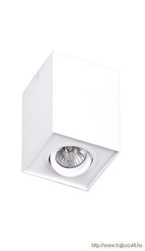 MAXLIGHT C0070 BASIC MENNYEZETI SPOTLÁMPA Moc/Power: 1 x 50W GU10 230VW: 9,5 , D: 9,5 cm, H: 12,5 cm, Wykońc