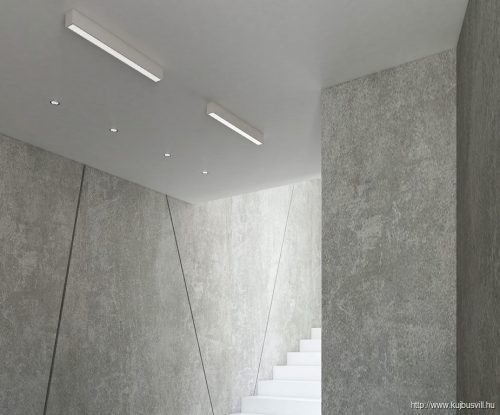 MAXLIGHT C0124D LINEAR57  MENNYEZETI SPOTLÁMPA Moc/Power: 1 x 18W LED 230V, 1300 LM, CRI80 3000KW: 57 cm, D: 5 cm,