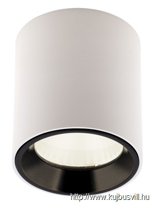 MAXLIGHT C0155 TUB  MENNYEZETI SPOTLÁMPA Moc/Power: 1 x 7W LED 230V,  572 LM, CRI 80 3000KH: 6,5 cm, Ø: 6,0
