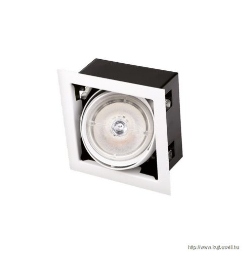 MAXLIGHT H0059 MATRIX  BEÉPÍTHETŐ SPOT Moc/Power: 1 x 50W AR111 GU10 230VW: 18,5, D: 18,5 cm, H: 11,5 cmOtw