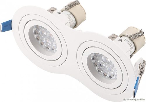MAXLIGHT H0083 SIGNAL II BEÉPÍTHETŐ SPOT Moc/Power: 2 x 50W  GU10 230V
W: 17 cm, D: 9,0 cm, H: 3,2  cm
Otwór mo