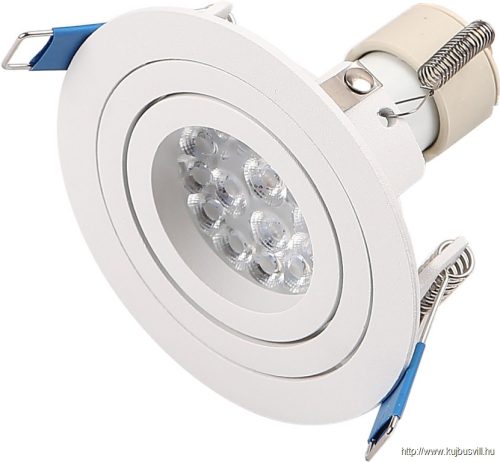 MAXLIGHT H0084 SIGNAL I  BEÉPÍTHETŐ SPOT Moc/Power: 1 x 50W  GU10 230VH: 3,2 cm, Ø: 9 cmOtwór montażowy/mount
