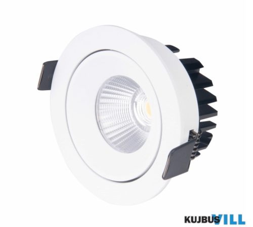 MAXLIGHT H0094 3000K CYKLOP  BEÉPÍTHETŐ SPOT Moc/Power: 1 x 12W LED 230V, 900 LM,  CRI 90, IP65H: 4,7 cm, Ø: 9,0 c