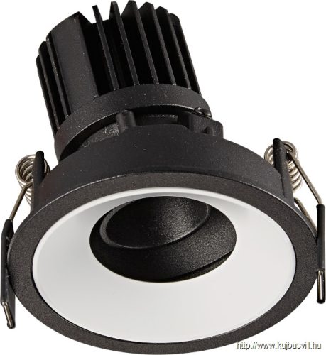 MAXLIGHT H0107 GALEXO  BEÉPÍTHETŐ SPOT Moc/Power: 1 x 7W LED 230V, 572 LM, CRI 90 3000KH: 9,2 cm, Ø:  8,4 cm