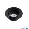 MAXLIGHT H0129 HALO  BEÉPÍTHETŐ SPOT Moc/Power:  6W LED 3000K, 500 LM,  36°, CRI90Ø: 6 cm, H: 7 cm, D: 9 c