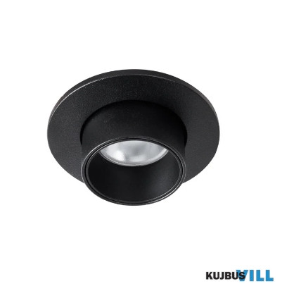 MAXLIGHT H0129 HALO  BEÉPÍTHETŐ SPOT Moc/Power:  6W LED 3000K, 500 LM,  36°, CRI90Ø: 6 cm, H: 7 cm, D: 9 c