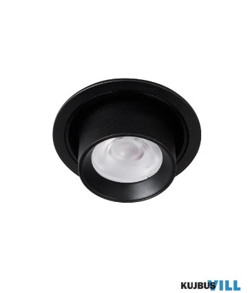 MAXLIGHT H0131 HALO  BEÉPÍTHETŐ SPOT Moc/Power:  9W LED 3000K, 743 LM,  36°, CRI90Ø: 8,5 cm, H: 8,5 cm, D: