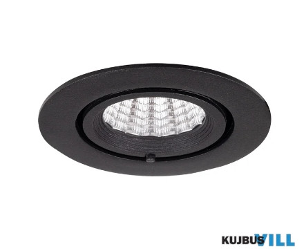 MAXLIGHT H0133 RUBIO  BEÉPÍTHETŐ SPOT Moc/Power:  10W LED 3000K, 600 LM,  45°, CRI90Ø: 9 cm, H: 7 cm, Otwó