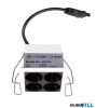 MAXLIGHT H0135 X-LINE  BEÉPÍTHETŐ SPOT Moc/Power: 5W LED 3000K, 350 LM,  36°, CRI90 L: 4,9 cm, W: 4,9 cm,  D
