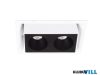 MAXLIGHT H180.02 MODULAR  BEÉPÍTHETŐ SPOT  L: 11,2 cm, W: 7,9 cm,  H: 7,5 cmOtwór montażowy/mounting hole: 10,
