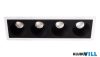 MAXLIGHT H180.03 MODULAR  BEÉPÍTHETŐ SPOT  L: 17,8 cm, W: 5,4 cm,  H: 5,5 cmOtwór montażowy/mounting hole: 17