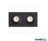 MAXLIGHT H180.05 MODULAR  BEÉPÍTHETŐ SPOT  L: 8,6 cm, W: 4,5 cm,  H: 5,5 cmOtwór montażowy/mounting hole: 8,6