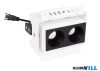 MAXLIGHT H180.06 MODULAR  BEÉPÍTHETŐ SPOT  L: 10,1 cm, W: 6,9 cm,  H: 7,5 cmOtwór montażowy/mounting hole: 10,