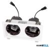 MAXLIGHT H190.05 SPILIO  BEÉPÍTHETŐ SPOT  L: 18 cm, W: 9 cm,  H: 9,1 cmOtwór montażowy/mounting hole: 16,4 x