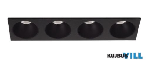 MAXLIGHT HM180 4L MODULAR  BEÉPÍTHETŐ SPOT Moc/Power:  12W LED 3000K, 800 LM,  45°, CRI95L: 16,6 cm, W: 4,1 cm H