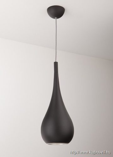 MAXLIGHT P0233 DROP  FÜGGESZTÉK Moc/Power: 1 x 40W E27 230VH: max 120 cm, Ø: 20 cm, Wykończenie/Det