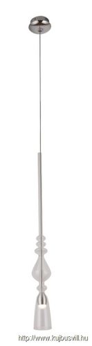 MAXLIGHT P0246 MURANO FÜGGESZTÉK Moc/Power: 1 x 3W LED 230V, 285 LM, 3000KH: max 190 cm, Ø: 6,8 cmWyk
