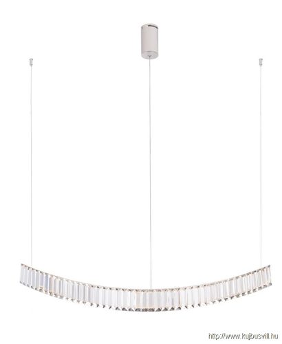 MAXLIGHT P0392 SAPHIR FÜGGESZTÉK Moc/Power: 1 x 13W,  1300 LM, CRI90 3000KW: 100 cm, D: 17cm,  H: 180