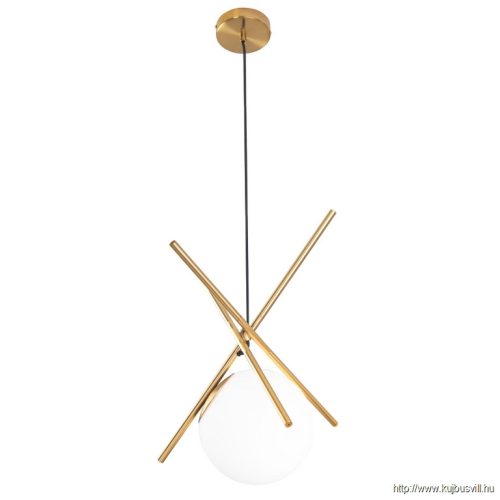 MAXLIGHT P0403 XENA FÜGGESZTÉK Moc/Power: 1 x  max 60W E27 230VH: 140 cm, Ø: 35 cm, h: 40 cm, klosz