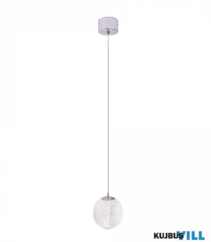 MAXLIGHT P0478 NOBILE  FÜGGESZTÉK Moc/Power: 1 x 6W LED, 524LM, CRI90, 3000KH: max 170 cm, Ø: 11,5 cm,