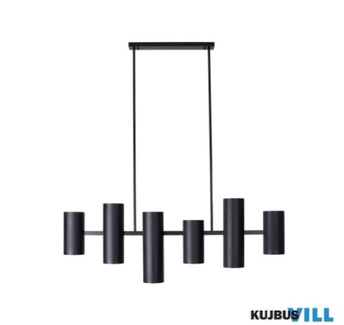 MAXLIGHT P0503 LAXER FÜGGESZTÉK Moc/Power:  6 x GU10 MAX 7WL: 127 cm H: 68-144 cm, W: 12 cmWykończen