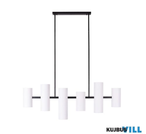 MAXLIGHT P0504 LAXER FÜGGESZTÉK Moc/Power:  6 x GU10 MAX 7WL: 127 cm H: 68-144 cm, W: 12 cmWykończen