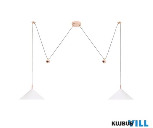 MAXLIGHT P0506 VULCANO  FÜGGESZTÉK "Moc/Power: 2 x 5W LED, 412 LM, 3000KL: 110 cm H: max 140 cm, Φ30CM