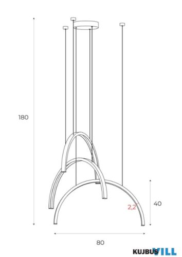 MAXLIGHT P0508 FÜGGESZTÉK
