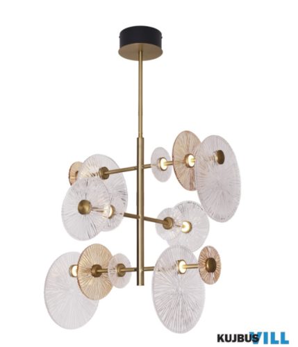 MAXLIGHT P0541 ALLURE FÜGGESZTÉK Moc/Power: 14 x 3W LED 3000K 1555LMØ:  60 cm,  H: 105  cmWykończenie