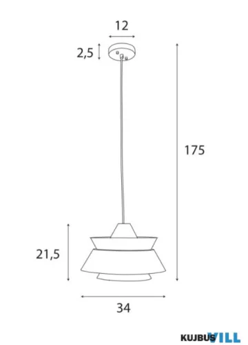 MAXLIGHT P0549 FÜGGESZTÉK