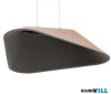 MAXLIGHT P0568 CARBON  FÜGGESZTÉK Moc/Power:  8W LED 3000K 420LML: 55 cm, W: 50 cm, H: max 220 cmWykoń
