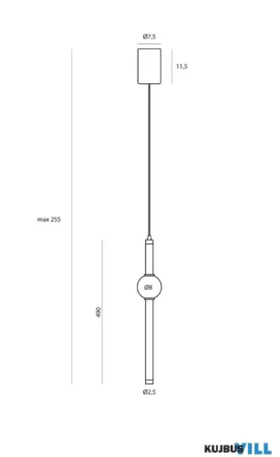 MAXLIGHT P0611 FÜGGESZTÉK