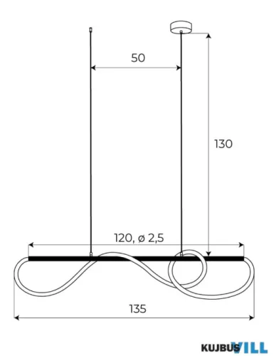 MAXLIGHT P0614 FÜGGESZTÉK