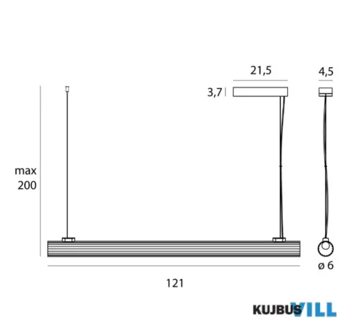 MAXLIGHT P0621 FÜGGESZTÉK