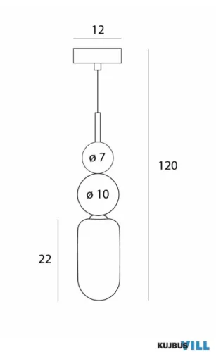 MAXLIGHT P0641 FÜGGESZTÉK