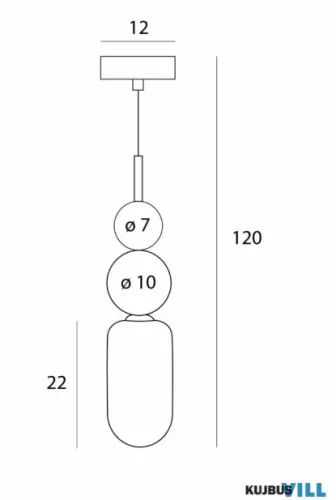 MAXLIGHT P0642 FÜGGESZTÉK