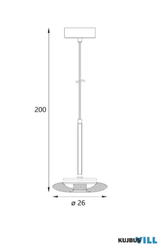 MAXLIGHT P0649 FÜGGESZTÉK