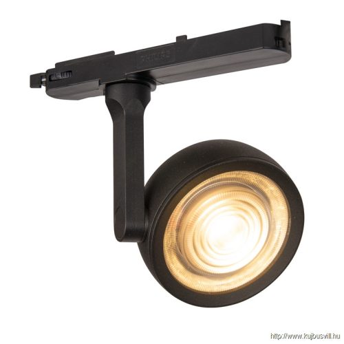 MAXLIGHT S0014 CHARON SPOTLÁMPA SÍNRENDSZERHEZ Moc/Power: 1 x 15W LED 230V, 1327 LM, CRI 90+, 3000KW: 11,3 cm, D: 3,