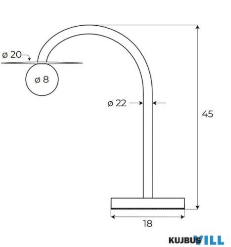 MAXLIGHT T0053 ASZTALI LÁMPA