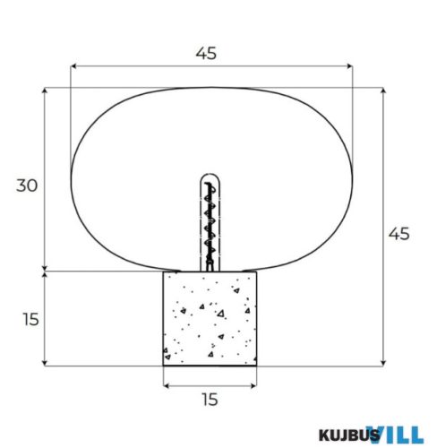 MAXLIGHT T0058 ASZTALI LÁMPA