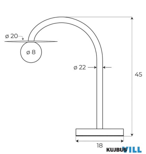 MAXLIGHT T0059 ASZTALI LÁMPA