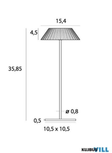 MAXLIGHT T0065B ASZTALI LÁMPA