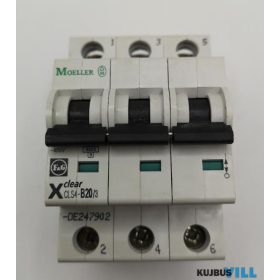 CLS4-B20/3-DE Kismegszakító 4,5kA 3pól. 247902 KIFUTÓ