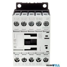   MOELLER 276537 Kontaktorok 7A/3kW AC-3, 22A AC-1, 3-pólus+1z érintkezõ, Uc=24V/50Hz
