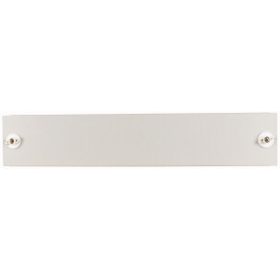   MOELLER 286683 Előlap ProfiPLUS, kivágás nélkül, fémlemez, szürke, Ma=150, szekrény Szé=600 BPZ-FP-600/150-BL