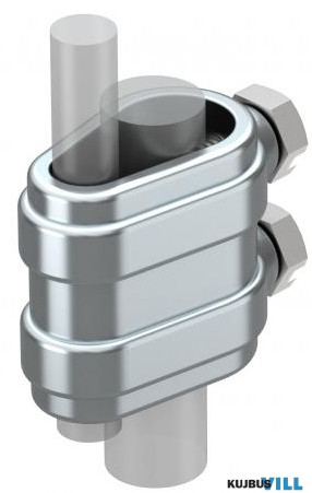 OBO 5335140 TBS 223 O DIN ZN vizsgáló összekötő nyitott 8-10mmx16 G galvanikusan horganyzott, EN ISO 19598 / EN ISO 4042