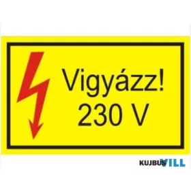 ÖNTAPADÓ - 100x150 - Vigyázz! 230V