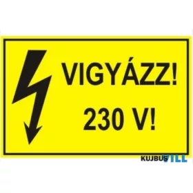 ÖNTAPADÓ - 60x95 - Vigyázz! 230V