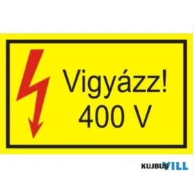 ÖNTAPADÓ - 60x95 - Vigyázz! 400V